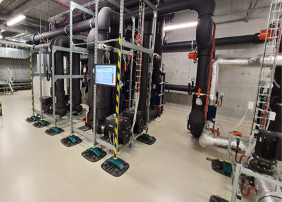 How to create a cooling distribution system anchorless?